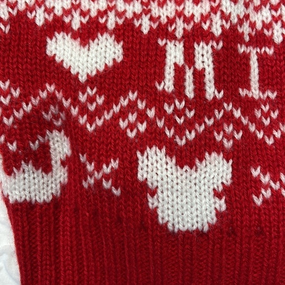 Disney Baby Girls Red Mickey & Minnie Christmas Sweater Size 6-9 Months NWOT - Picture 7 of 15